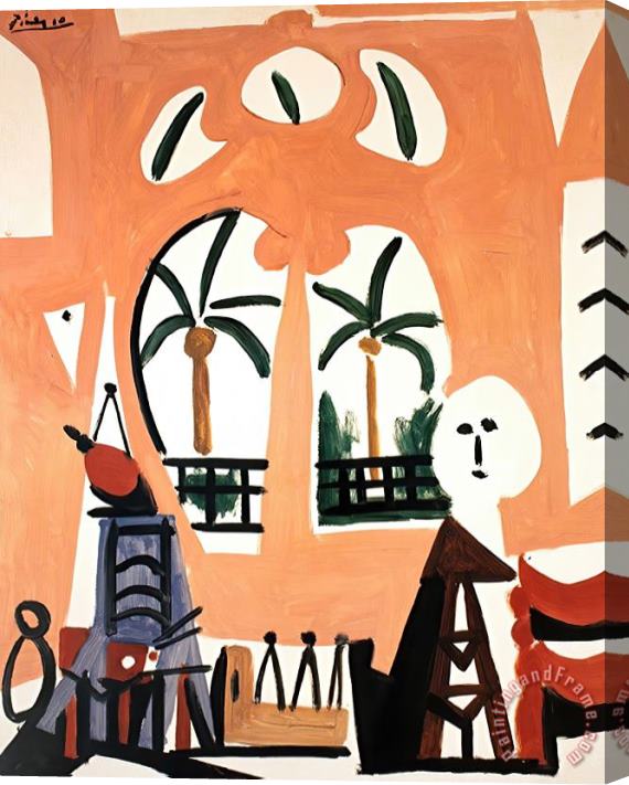 Pablo Picasso L Atelier Stretched Canvas Print / Canvas Art