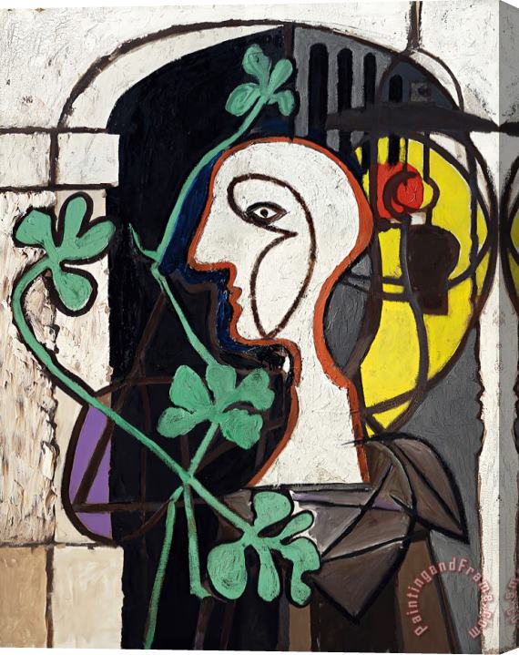 Pablo Picasso La Lampe Stretched Canvas Print / Canvas Art