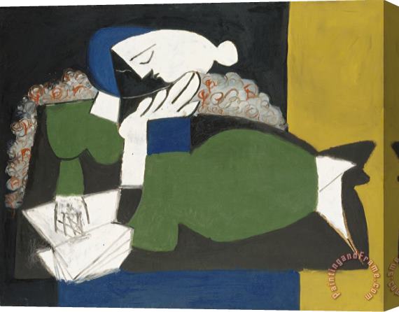 Pablo Picasso La Liseuse (girl Reading) Stretched Canvas Print / Canvas Art