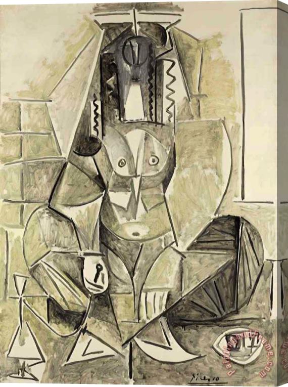 Pablo Picasso Les Femmes D'alger, Version L Stretched Canvas Print / Canvas Art