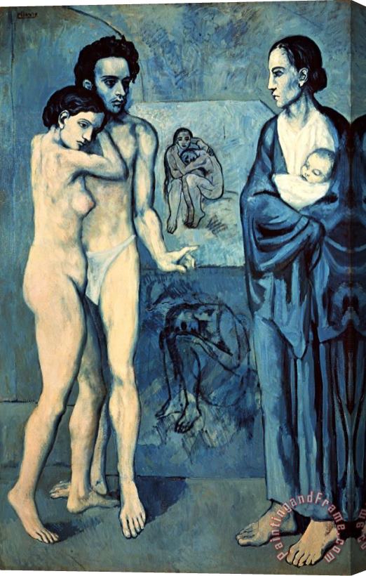 Pablo Picasso Life 1903 Stretched Canvas Painting / Canvas Art