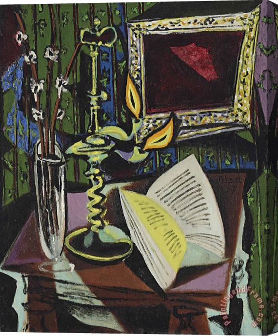 Pablo Picasso Nature Morte Au Chandelier, 1937 Stretched Canvas Print / Canvas Art