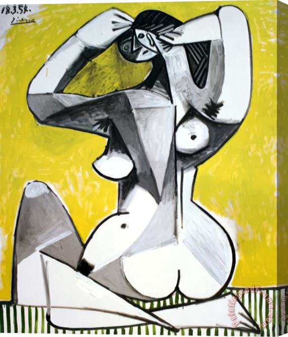 Pablo Picasso Nu Accroupi Stretched Canvas Print / Canvas Art