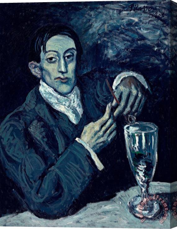 Pablo Picasso Portrait D'angel Fernandez De Soto Stretched Canvas Painting / Canvas Art