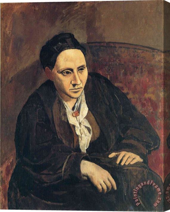 Pablo Picasso Portrait of Gertrude Stein 1906 Stretched Canvas Painting / Canvas Art