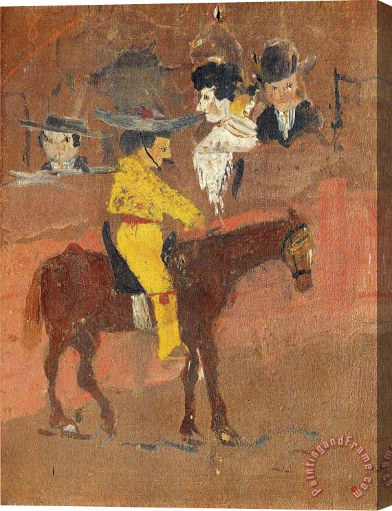 Pablo Picasso The Picador 1890 Stretched Canvas Painting / Canvas Art