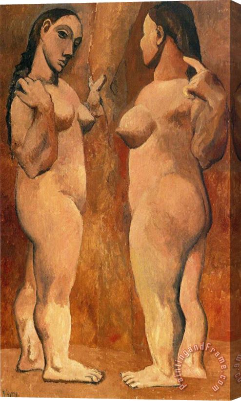 Pablo Picasso Two Nude Women 1906 1 Stretched Canvas Painting / Canvas Art
