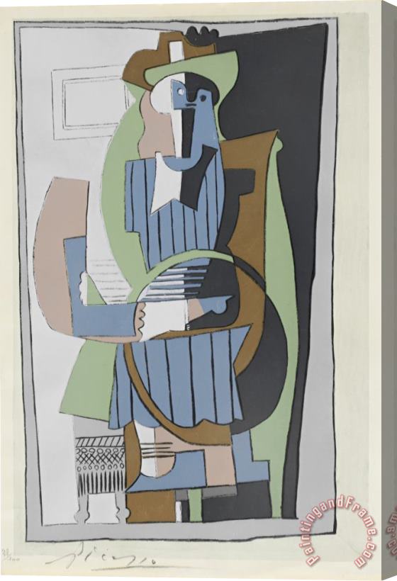 Pablo Picasso Untitled (abstraction) Stretched Canvas Print / Canvas Art