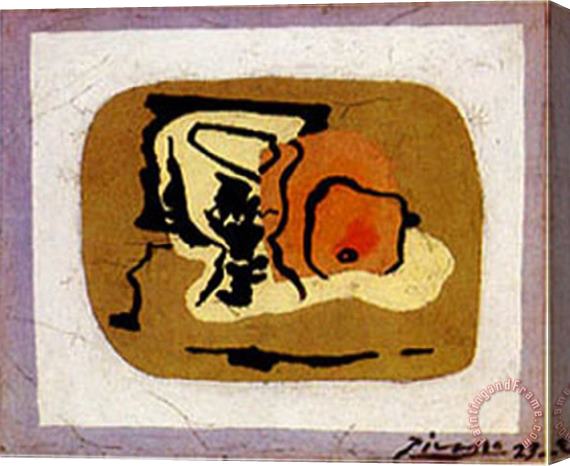 Pablo Picasso Verre Et Fruit 1923 Stretched Canvas Print / Canvas Art