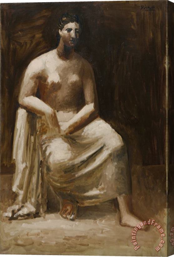 Pablo Picasso Woman in an Armchair (femme Dans Un Fauteuil) Stretched Canvas Painting / Canvas Art