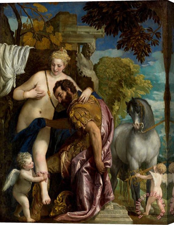 Paolo Caliari Veronese Mars And Venus United by Love Stretched Canvas Print / Canvas Art