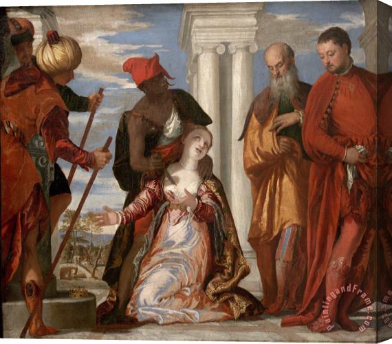 Paolo Caliari Veronese Martirio Di Santa Giustina Stretched Canvas Painting / Canvas Art