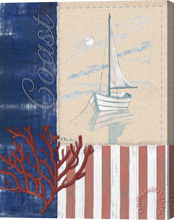 Paul Brent American Coastal I Stretched Canvas Painting / Canvas Art
