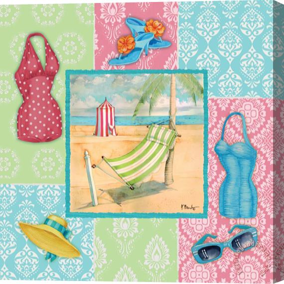 Paul Brent Beach Wear I Stretched Canvas Painting / Canvas Art