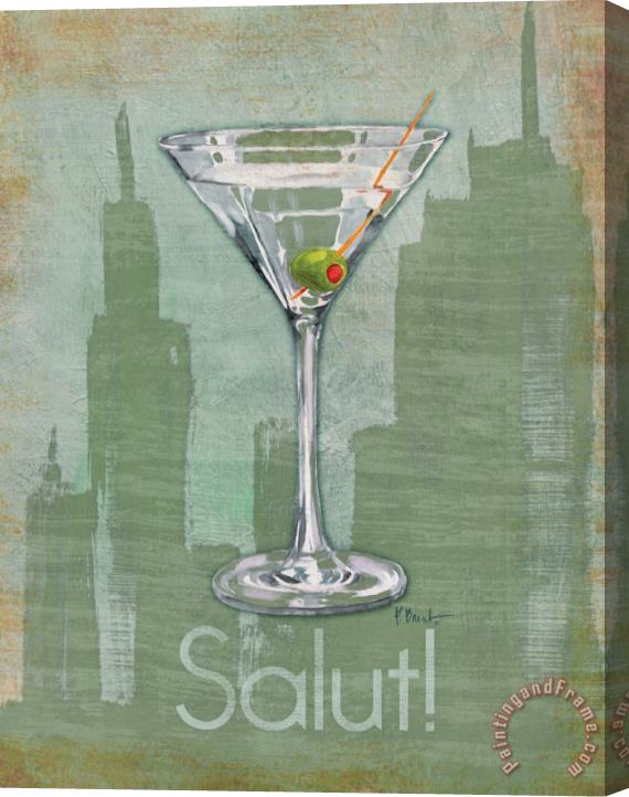 Paul Brent Big City Cocktail III Stretched Canvas Print / Canvas Art