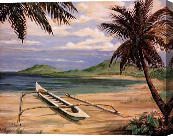 Paul Brent Outrigger Cove Stretched Canvas Painting / Canvas Art