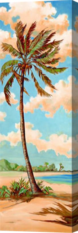 Paul Brent Palm Breeze II Stretched Canvas Painting / Canvas Art