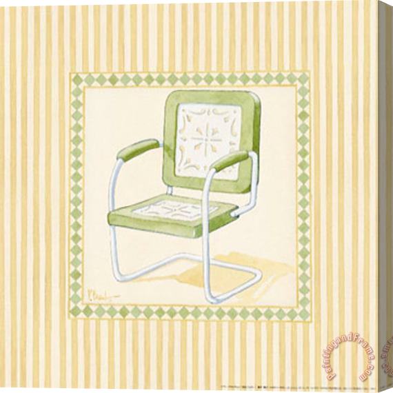 Paul Brent Retro Patio Chair II Stretched Canvas Painting / Canvas Art