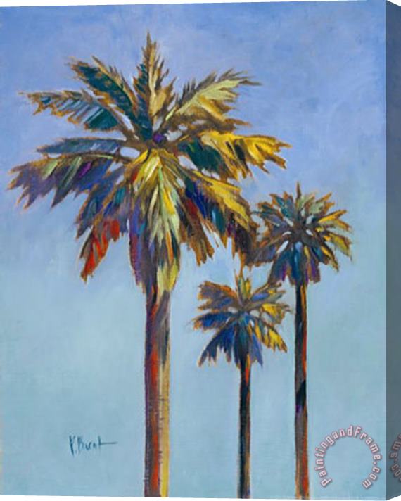 Paul Brent Santa Rita Palms I Stretched Canvas Painting / Canvas Art