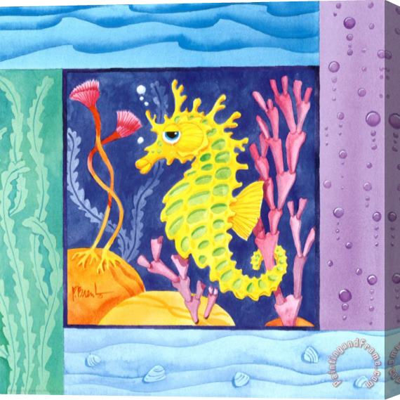 Paul Brent Seafriends Seahorse Stretched Canvas Print / Canvas Art