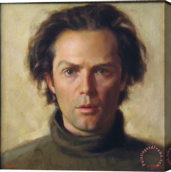 Paul Brown Self Portrait Stretched Canvas Print / Canvas Art