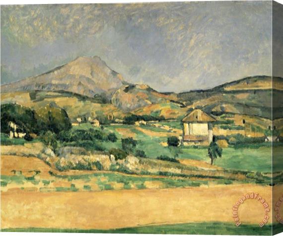 Paul Cezanne A View Over Mont St Victoire Stretched Canvas Print / Canvas Art