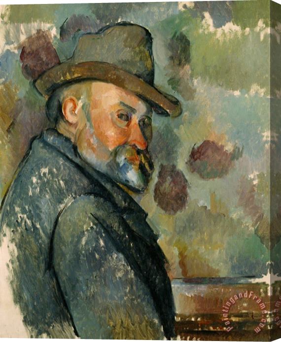 Paul Cezanne Autoportrait Stretched Canvas Print / Canvas Art