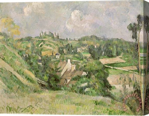 Paul Cezanne Auvers Sur Oise Seen From The Val Harme 1879 82 Stretched Canvas Print / Canvas Art