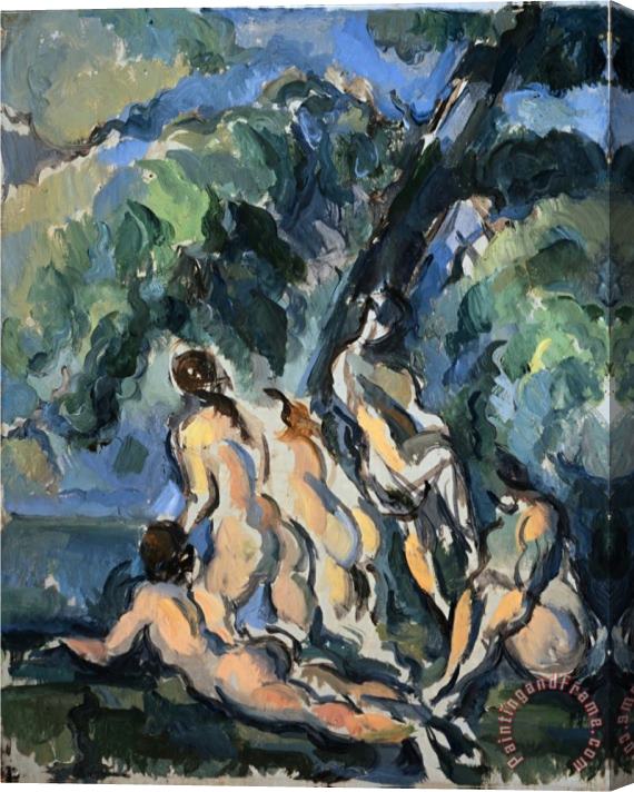 Paul Cezanne Baigneuses Study for Les Grandes Baigneuses Stretched Canvas Painting / Canvas Art