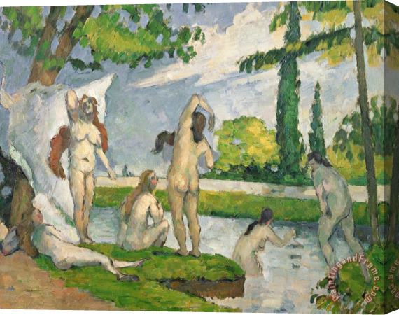 Paul Cezanne Bathers Stretched Canvas Print / Canvas Art