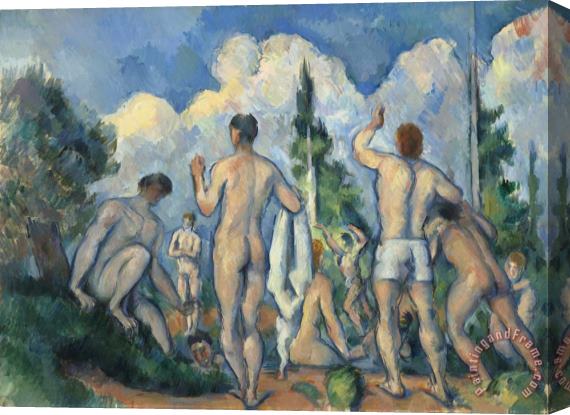 Paul Cezanne Bathers Stretched Canvas Painting / Canvas Art