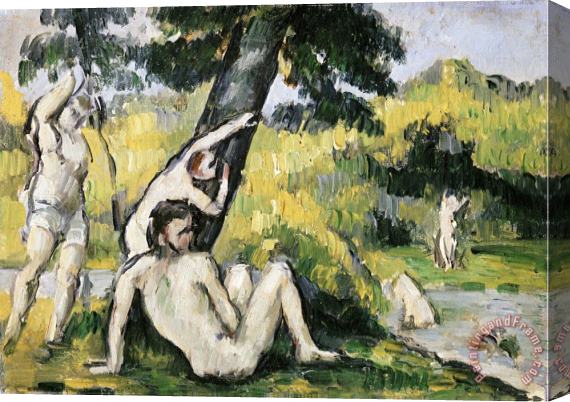 Paul Cezanne Bathing Stretched Canvas Painting / Canvas Art