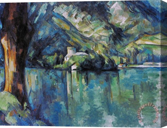 Paul Cezanne Cezanne Annecy Lake 1896 Stretched Canvas Print / Canvas Art