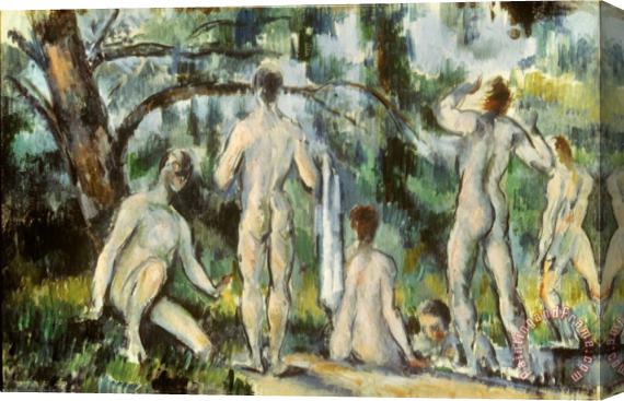 Paul Cezanne Cezanne Bathers 1892 94 Stretched Canvas Print / Canvas Art