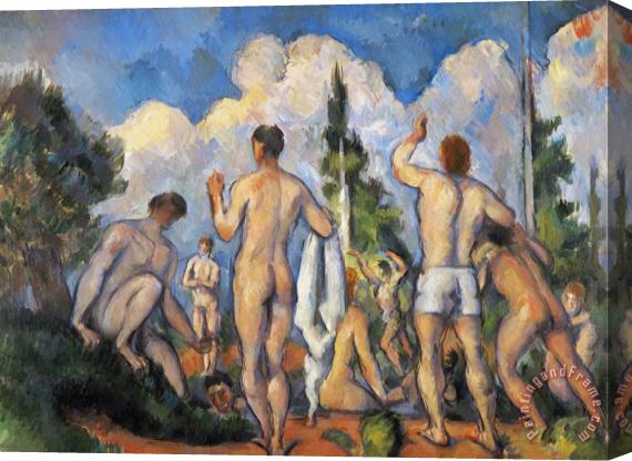 Paul Cezanne Cezanne Bathers C1890 Stretched Canvas Print / Canvas Art