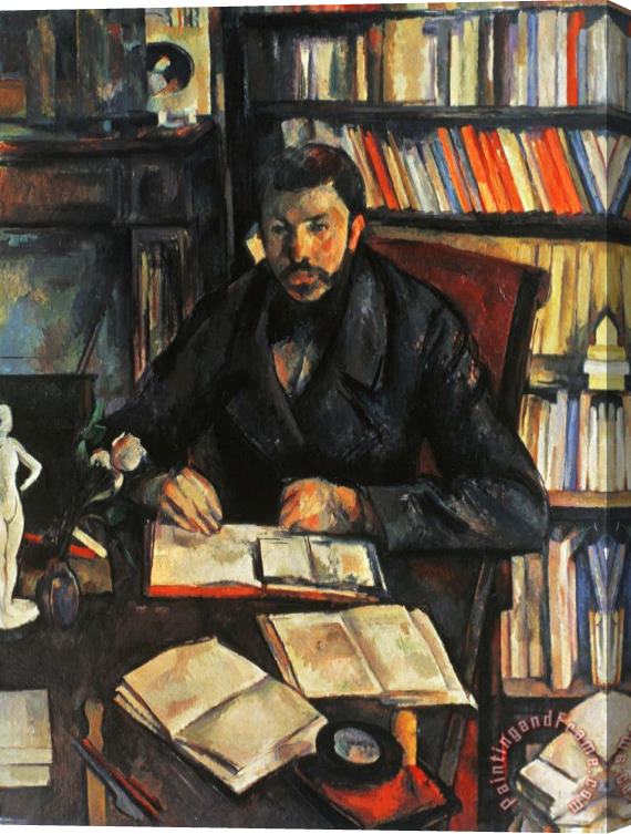 Paul Cezanne Cezanne Geffroy 1895 96 Stretched Canvas Print / Canvas Art