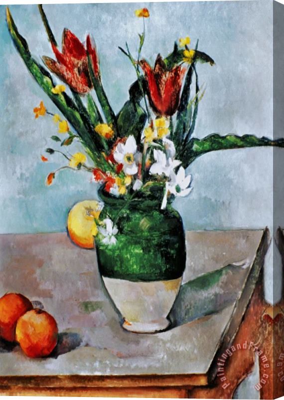 Paul Cezanne Cezanne Tulips 1890 92 Stretched Canvas Print / Canvas Art