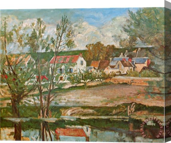 Paul Cezanne Dans La Vallee De L Oise Stretched Canvas Painting / Canvas Art