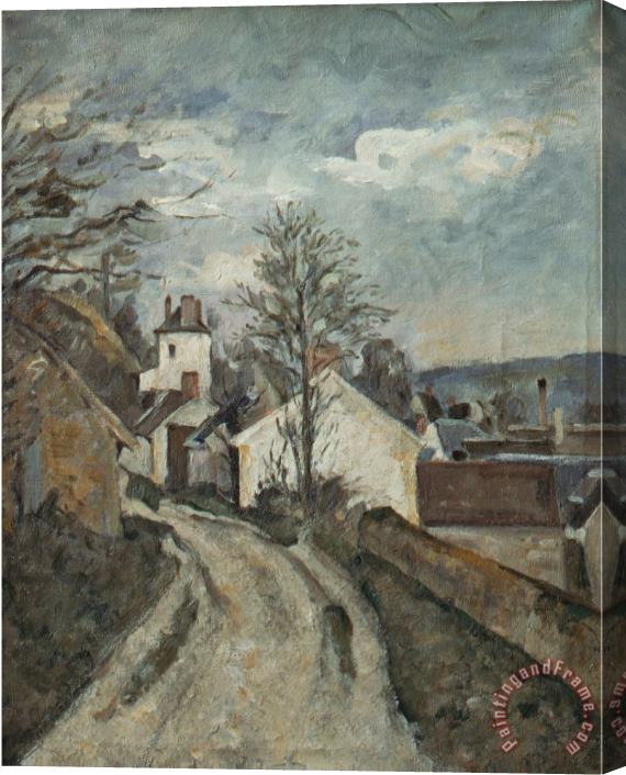 Paul Cezanne Doctor Gachet S House at Auvers Stretched Canvas Painting / Canvas Art