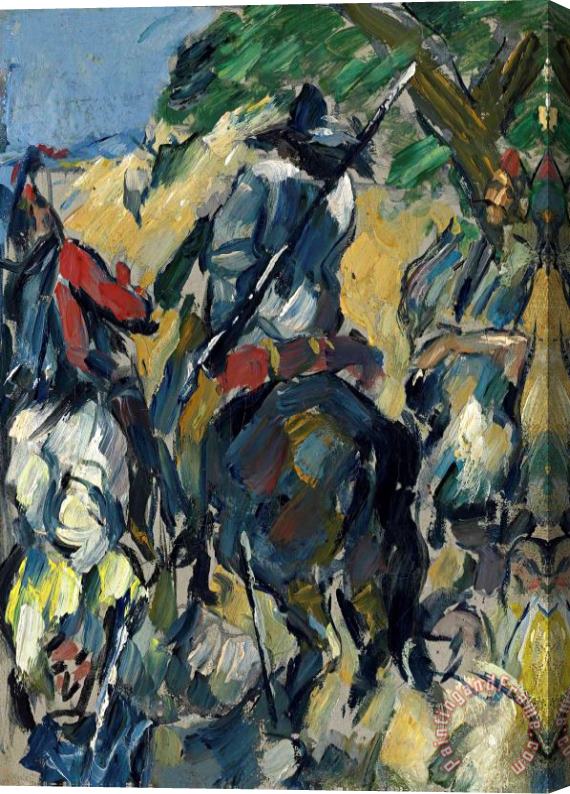 Paul Cezanne Don Quixote View From The Back C 1875 Stretched Canvas Painting / Canvas Art
