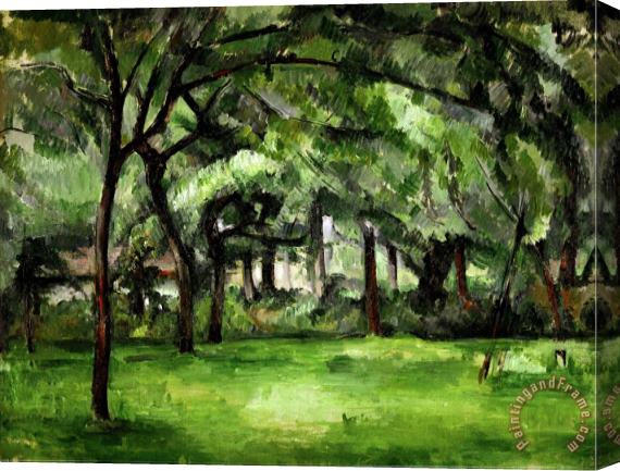 Paul Cezanne Farmhouse in Normandy Summer Hattenville 1882 Stretched Canvas Painting / Canvas Art