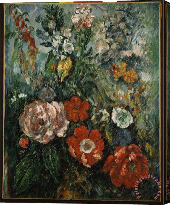 Paul Cezanne Flowers C 1879 Stretched Canvas Painting / Canvas Art