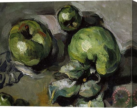 Paul Cezanne Green Apples C 1873 Stretched Canvas Print / Canvas Art