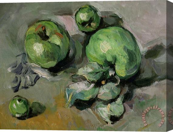 Paul Cezanne Green Apples Stretched Canvas Painting / Canvas Art
