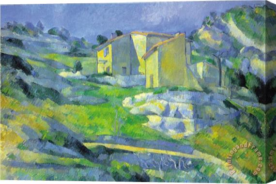 Paul Cezanne House in Provence Stretched Canvas Print / Canvas Art