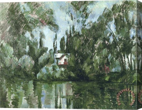 Paul Cezanne House on The Banks of The Marne 1889 90 Stretched Canvas Print / Canvas Art