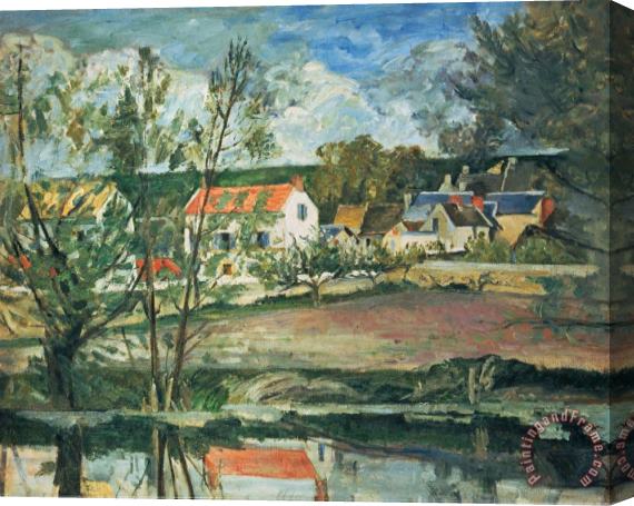 Paul Cezanne In The Valley of The Oise River 1873 1875 Stretched Canvas Print / Canvas Art