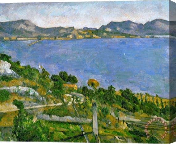 Paul Cezanne L Estaque on The Gulf of Marseille Circa 1878 1879 Stretched Canvas Painting / Canvas Art