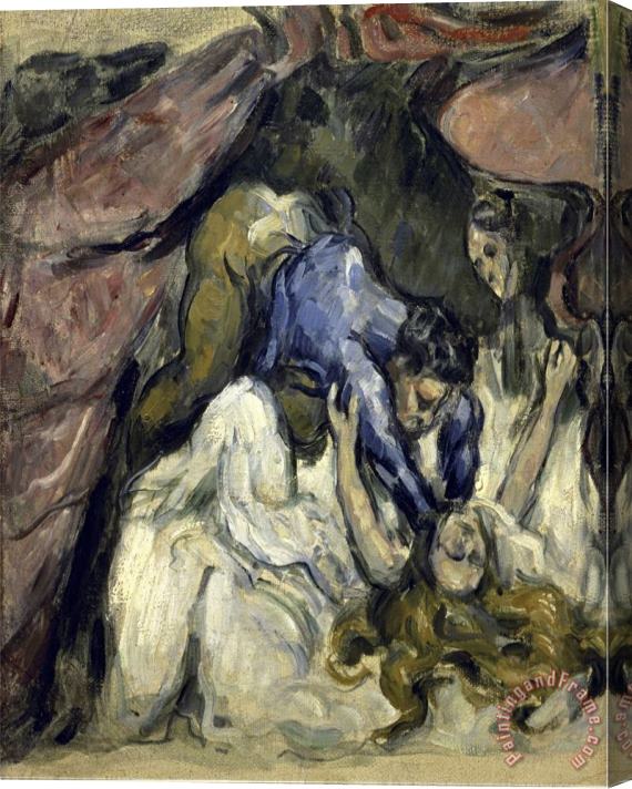 Paul Cezanne La Femme Etranglee Stretched Canvas Painting / Canvas Art