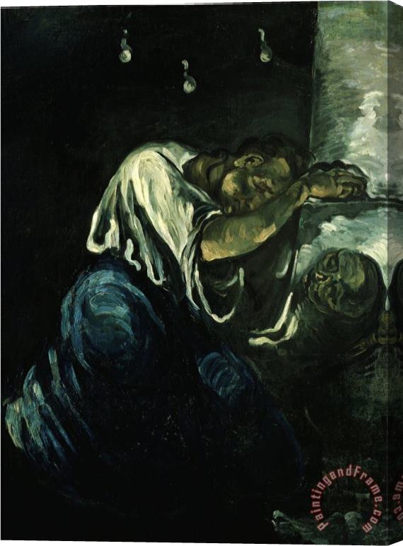 Paul Cezanne La Madelaine Ou La Douleur Mary Magdalene Or Sadness C 1868 69 Stretched Canvas Print / Canvas Art